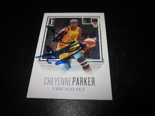 CHEYENNE PARKER SIGNED AUTOGRAPHED 2018 RITTENHOUSE WNBA CARD # 12 SP 1/500