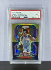 2021-22 Panini Prizm KEVIN PORTER JR. Black Gold Prizm /5 #84 PSA 9 Rockets