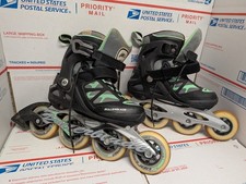 Rare ROLLERBLADE Womens M90 Black Teal Roller...