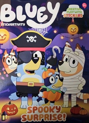 Bluey Stickertivity: Spooky Surprise! Halloween Sticker By Number Activity Book 