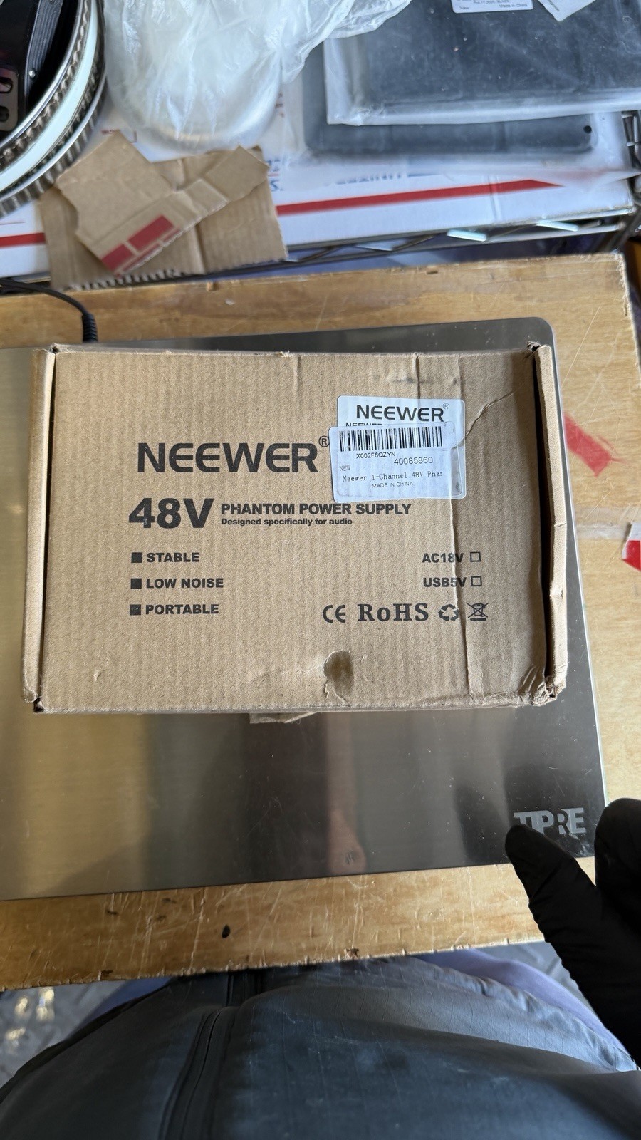 Neewer NW-100 48V Phantom Power Supply 1 Channel w/ Adapter