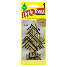 Little Trees Gold Hanging Air Freshener Home Car 1 Packs - CHOOSE QTY