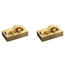 2X Pure Copper Leather Craft Carving Tool Pure Copper   Oil Box DIY7775