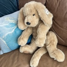 Vintage Gund Muttsy Dog Plush Tan Large 34  Rare With Tags style 1364 Read