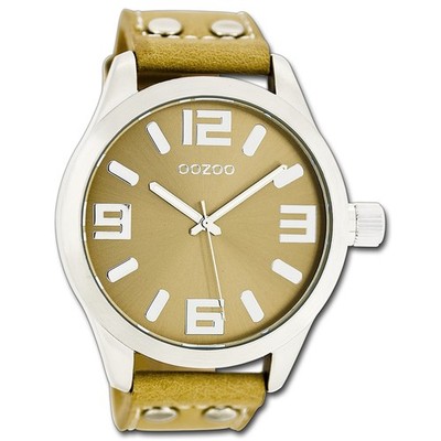 Oozoo Herren Armbanduhr Timepieces Analog Leder gelb UOC1055A
