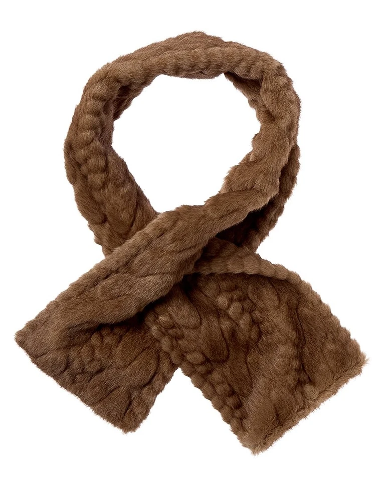 Surell Accessories Scarf Women's Brown