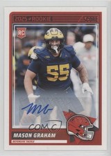 2025 Score Rookies Signatures Mason Graham #22 Auto 1xd