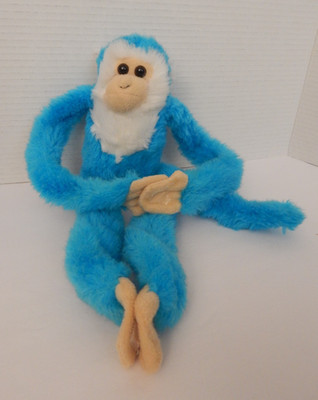 Harvey Hutter & Co * Blue Monkey Plush w/Attachable Hands & Feet ~ w/Sound