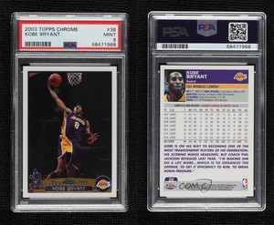 2003-04 Topps Chrome Kobe Bryant #36 PSA 9 MINT HOF