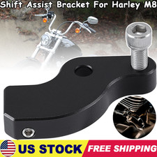 Gear Shift Neutral Assist Bracket fit For Harley M8 Softail Touring Bagger Black