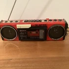 Vintage Sanyo M-GT7 The Outsider Boombox Stereo Cassette Deck