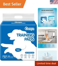 Indoor Use Super Absorbent Training Pads - 30 Count for Effortless Cleanup