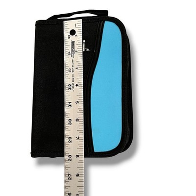 Nintendo Wii Black & Blue Game Disc Organizer Carrying Case C-4 | eBay