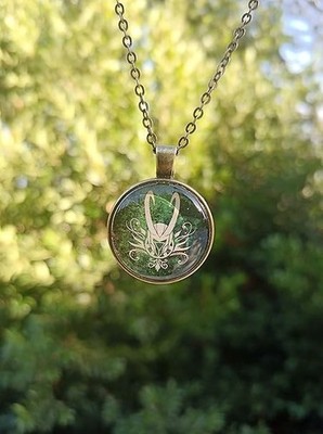 Loki Gott der Täuschung Halskette Armband zur Auswahl Helm Bronze