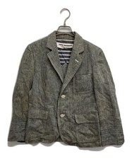 JUNYA WATANABE COMME des GARCONS          Linen tailored jacket gray J