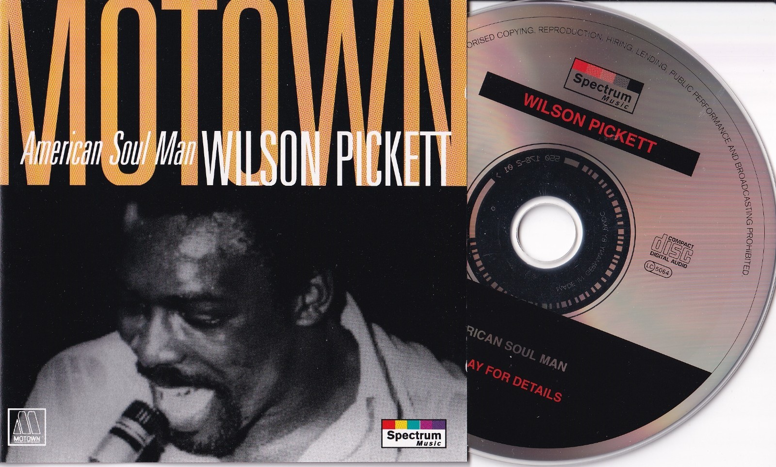 WILSON PICKETT: American Soul Man - CD: VERY GOOD