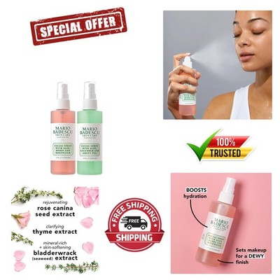 Nourishing Aloe & Rose Water Face Mist - Refreshing 8 oz Spray for Radiant Skin