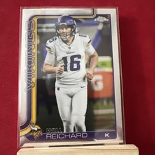 2025 Topps Chrome Football #203 Will Reichard Minnesota Vikings