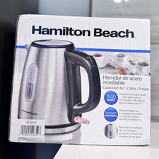 Hamilton Beach Cordless Electric Kettle 40852 1.2L Stainless Auto Shut-Off