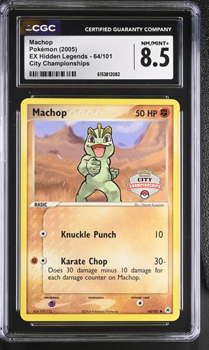 Machop graded CGC 8.5 for sale on eBay