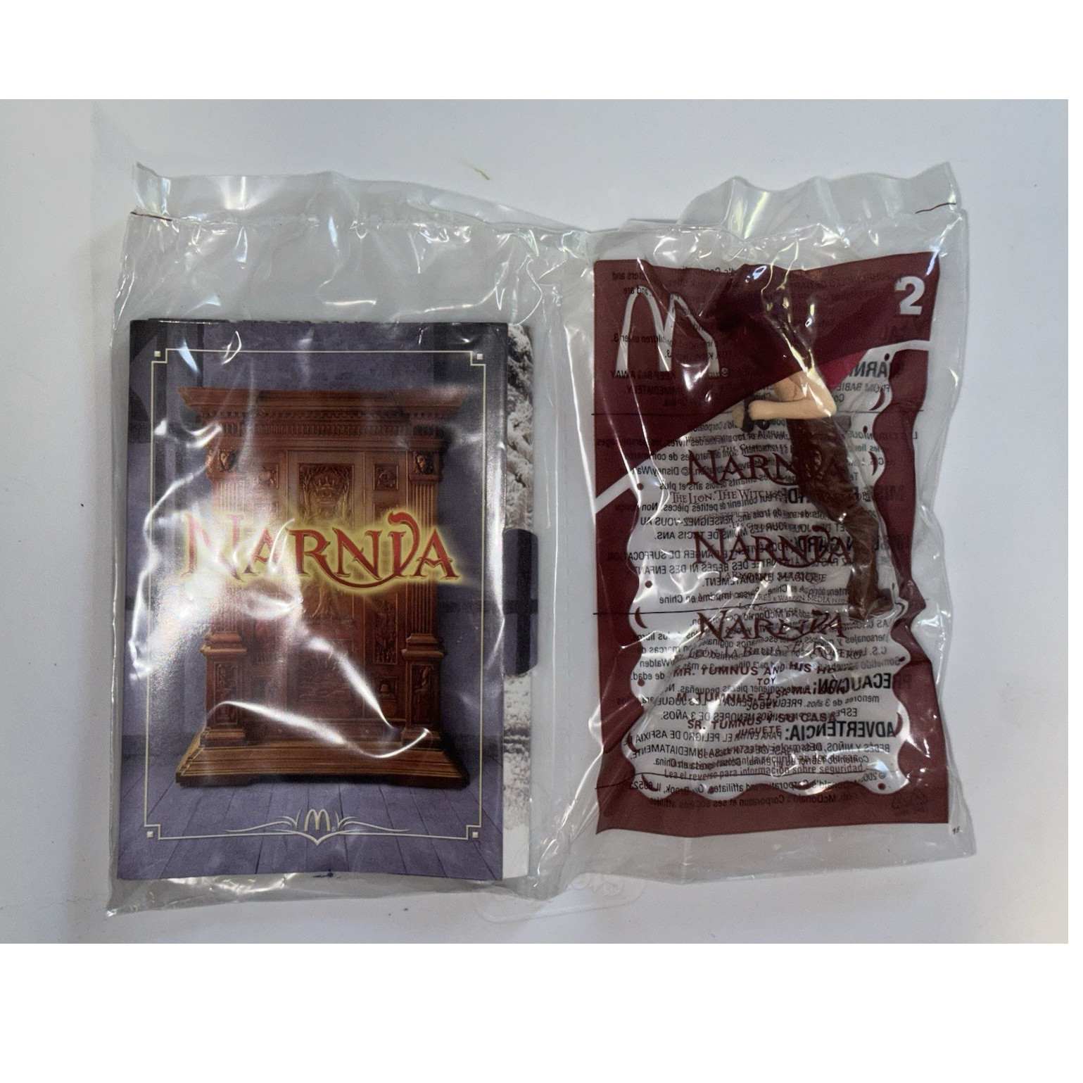 McDonald's Chronicles of Narnia Premium Toy #2 Sealed Bag 2005 Age 3+
