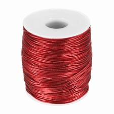 1mm Metallic Elastic Cords,Red, 109 Yards Each