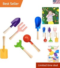 Educational 6 PCS Kids Gardening Set - Perfect Multicolor Outdoor Tools