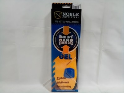Noble Outfitters Best Dang Insoles Gel Men's L 10-11