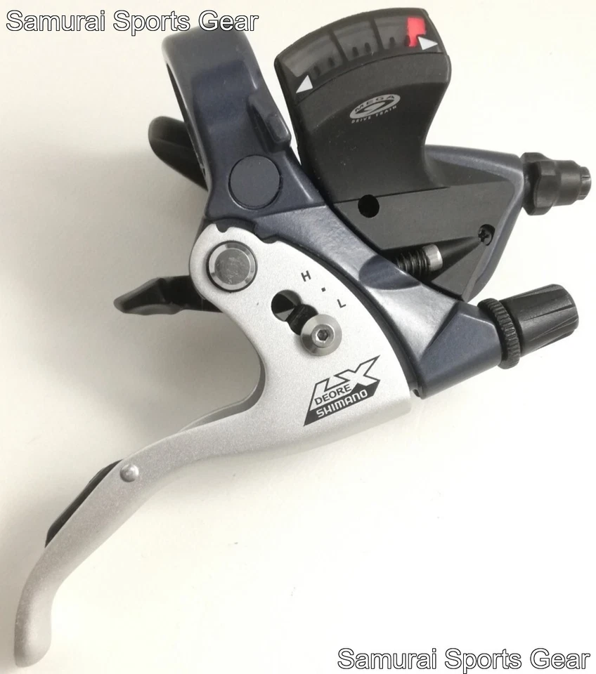 Shimano Deore LX ST-M570 MTB 3x9 Speed V-Brake Shifter Set - 22.2mm - Unused - Image 3 of 4