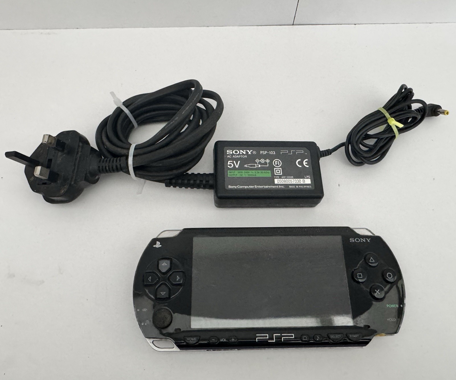 Sony PSP 1003 Handheld Game Console - Black With Official Charger Lead. Tested