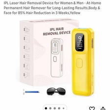IPL Laser Hair Removal Device for Women  Men - At-Home Permanent Hair Remover