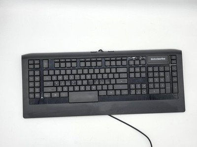 SteelSeries Apex 64145 USB Wired Gaming Keyboard Black QWERTY Multimedia PC