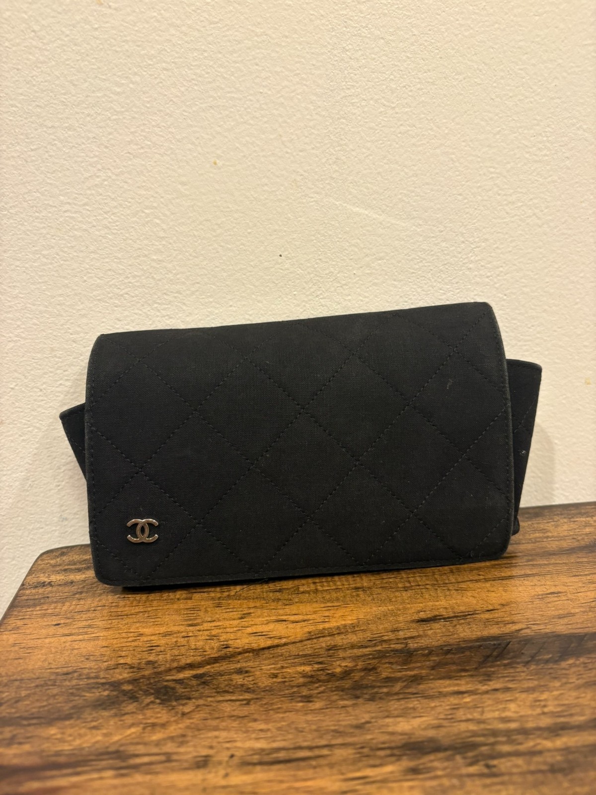 Authentic Chanel Black Rectangular Cat-Eye Sungla… - image 5