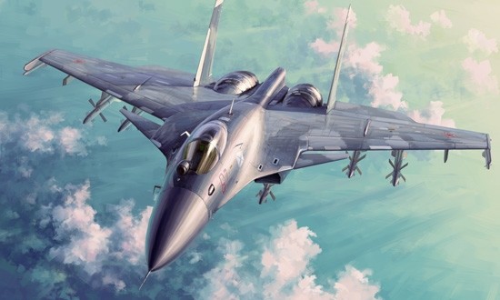 Trumpeter 01667 RUSSIAN SU-33 FLANKER D 1/72 Model Kit