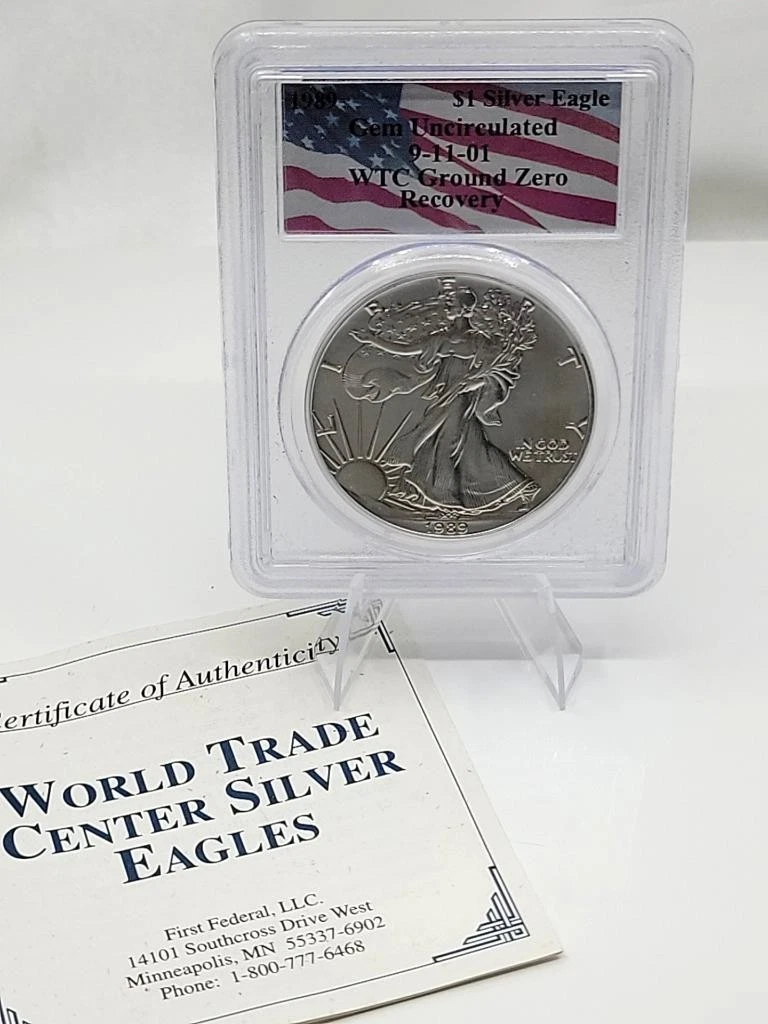 1989年 アメリカンイーグル☆シルバー☆レインボートーン American Eagle 1989 Silver Bullion Coins for sale | eBay