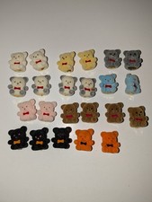 1980's Lot of 23 Flocked Miniature Bears