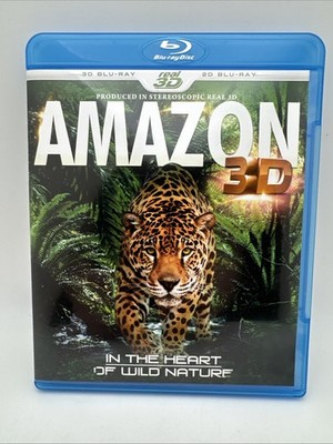 Amazon 3D: In the Heart of Wild Nature (3D & 2D Blu-ray, 2013) RARE OOP HTF FS