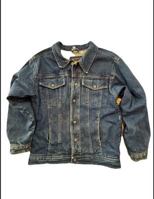 Route 66 Boys Denim Jacket Blue 100% Cotton Size 10/12 - lined for extra warmth