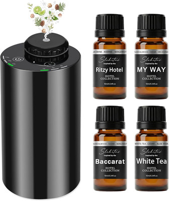 Hotel Scent Diffuser Kit   Waterless Essential Oil Diffuser with 4 Luxury Fragra
