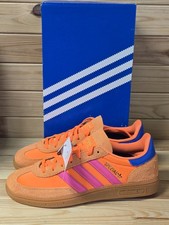 Adidas Handball Spezial Orange Lucid Pink Satin JH5659 Women's Size 7.5