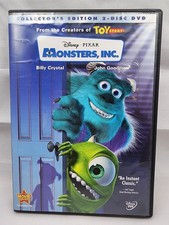 Disney Pixar Monsters, Inc. Collector's Edition 2-Disc DVD Billy Crystal Goodman