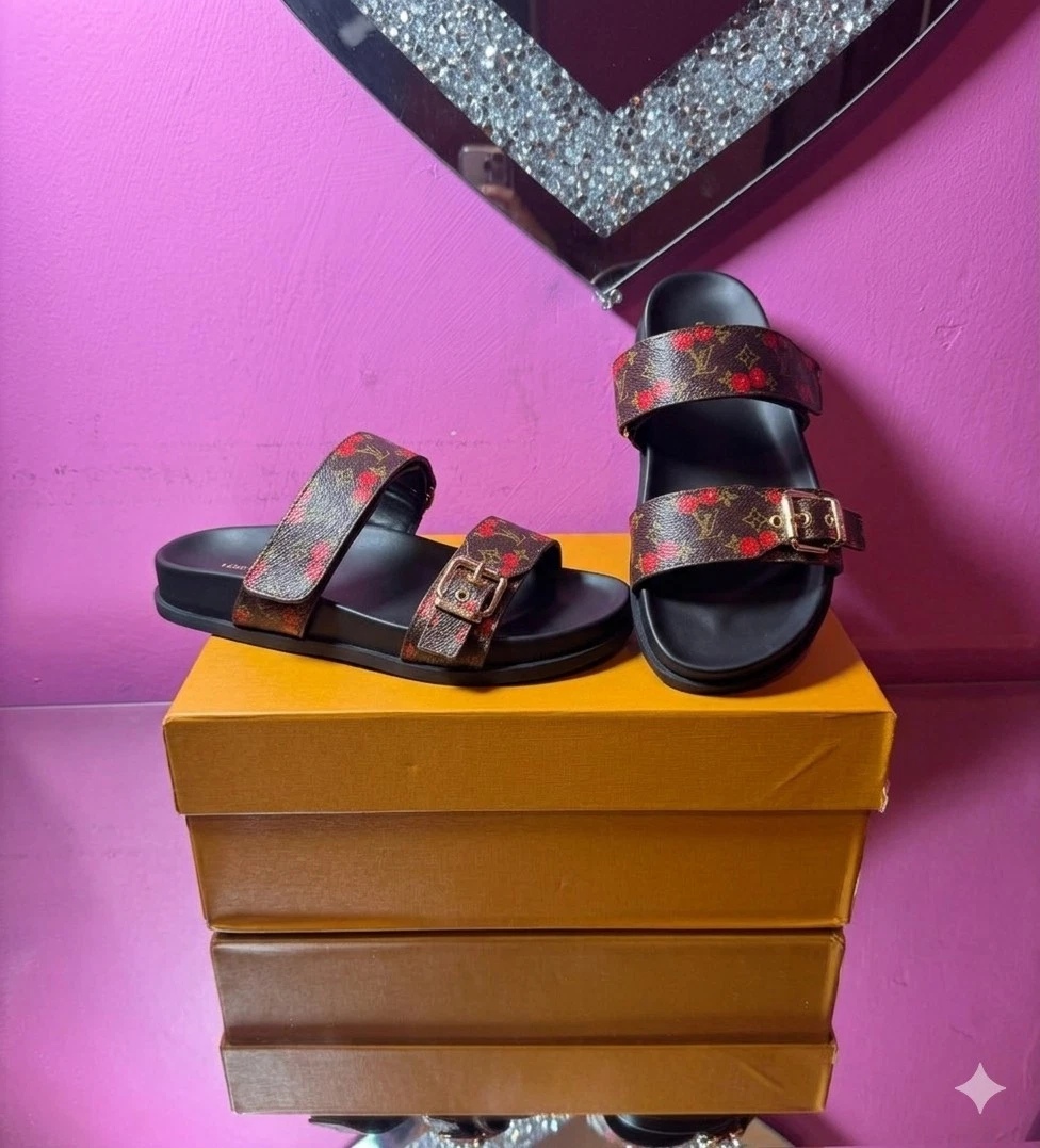 Louis Vuitton Floral Sandals for Women for sale | eBay