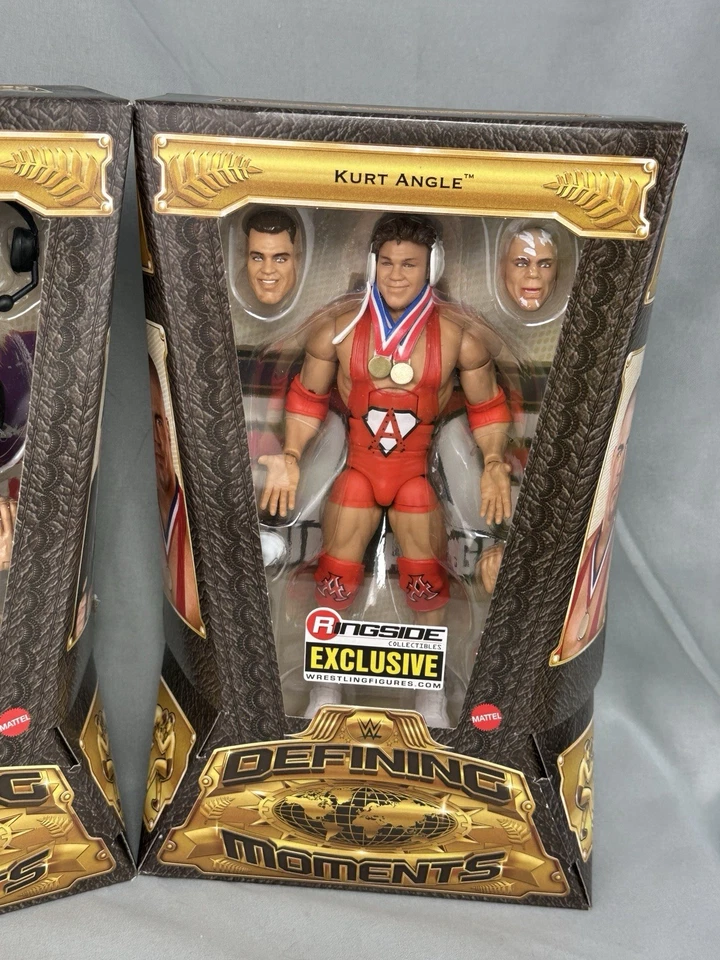 Figura de acción WWE DEFINITION MOMENTS: PAUL HEYMAN & KURT ANGLE Ringside (NUEVA) Foto 3 de 4