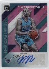 2019-20 Donruss Optic Signature Series Pink Prizm 5/25 PJ Washington Jr Auto 8k4