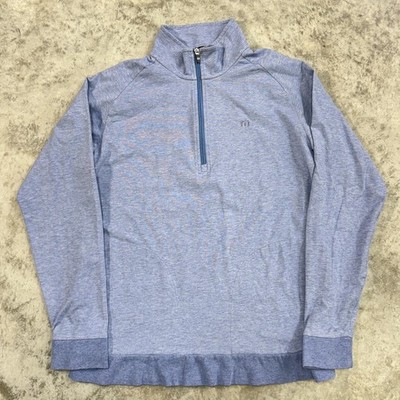TravisMathew Pullover Mens Medium Quarter Zip Golf Athletic Performance