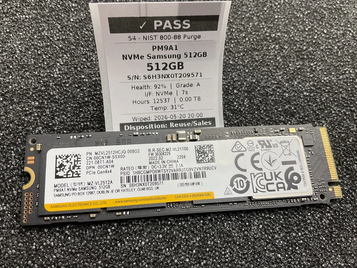 Samsung 512GB M.2 Solid State Drives for sale - eBay
