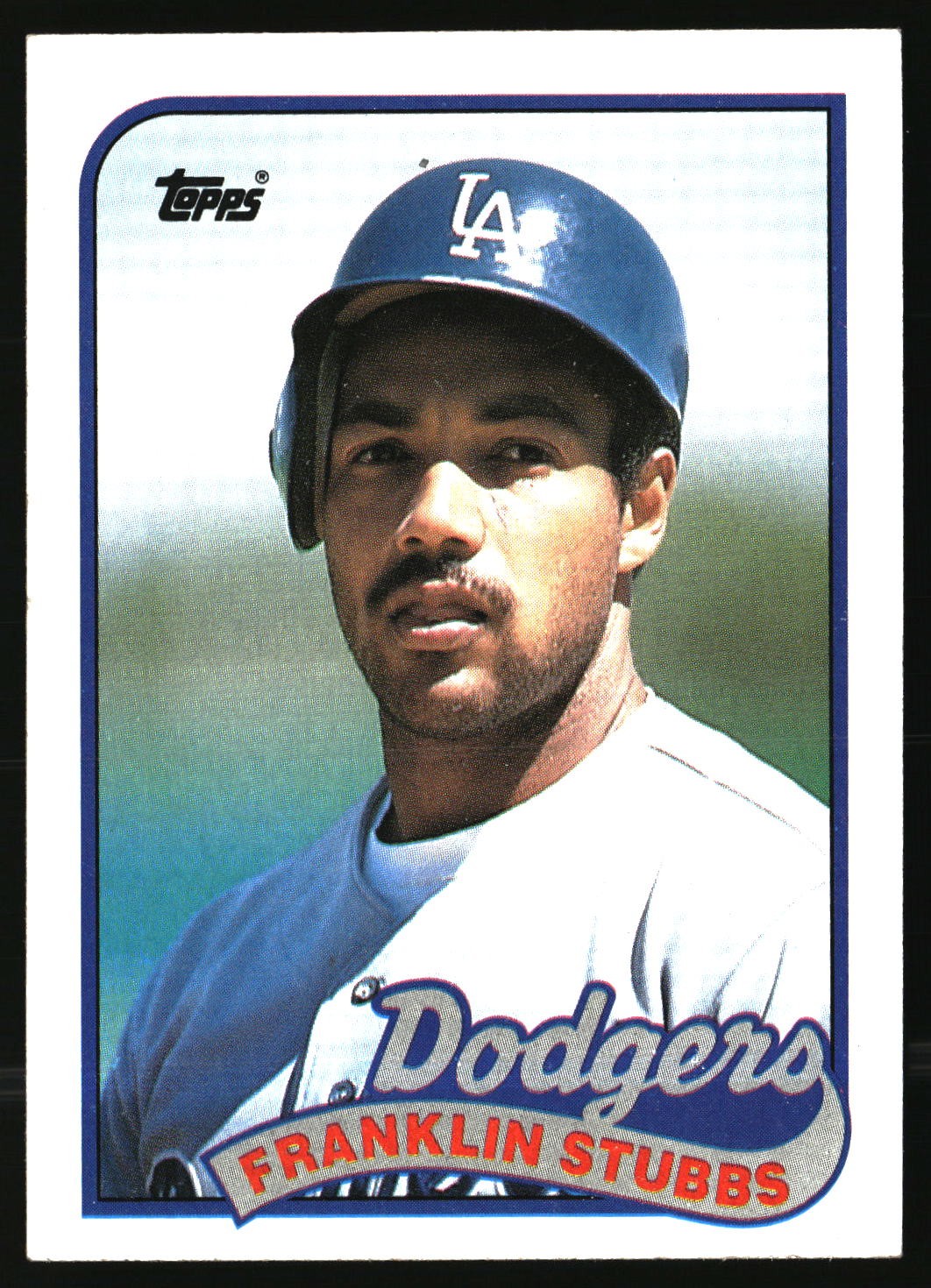 1989 Topps #697b Franklin Stubbs : Team name in gray Free Shipping