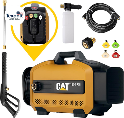 #ad CAT Electric Pressure Washer 1800 PSI 2.0 GPM with High Pressure Hose Quick R $479.86