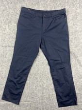 Weatherproof Men's Navy Relaxed Fit Stretch Pants Outdoors/Utility Size 36x30