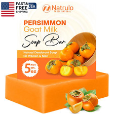Persimmon Soap Bar for Body Odor Control Purifying Deodorizing Body Wash wi